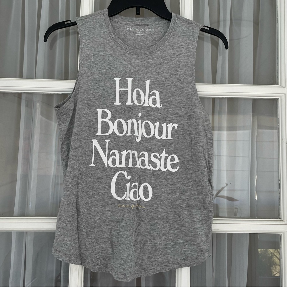 Spiritual Gangster Namaste Muscle Tank - Picture 4 of 10